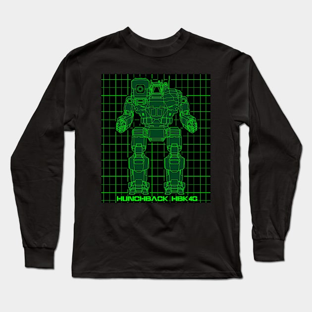 Hunchback mech Long Sleeve T-Shirt by Oswald's Oddities